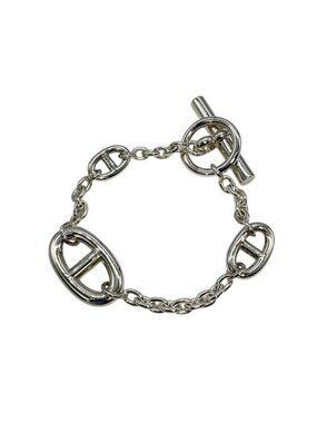 Hermes Bracelet Chaine D'ancre Farandole Silver